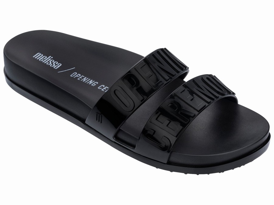 Chanclas De Baño Melissa Opening Ceremony Flipp Mujer - Negras - Argentina WVU-920675